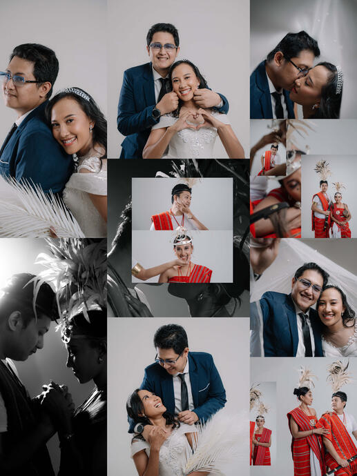 Pre-wedding and Wedding Studio Photo